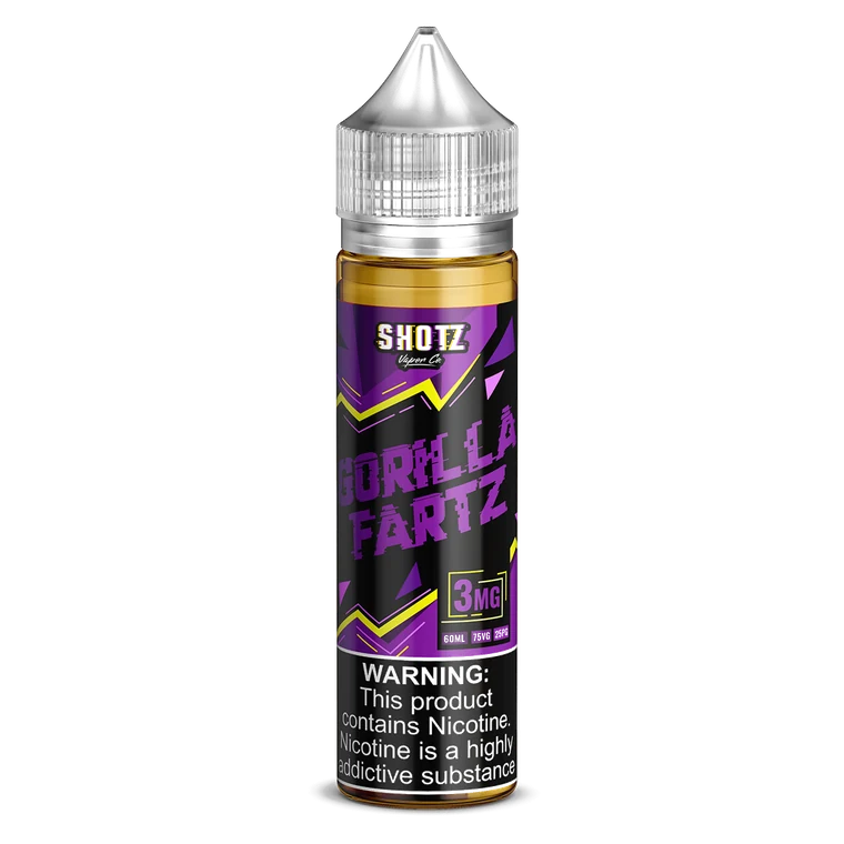 Shotz Vapor Co. — 60ml e-liquid bottle
